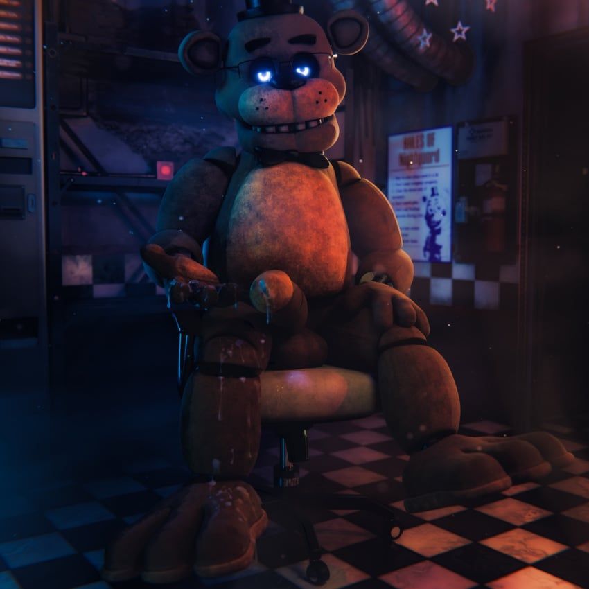 freddy_(fnaf), freddy_fazbear, helpy, helpy_(fnaf), five_nights_at_freddy's