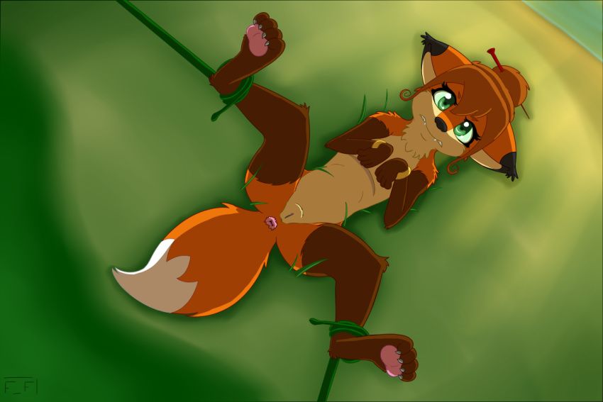 flying_fox_(artist), anus, canine, chest_tuft, female