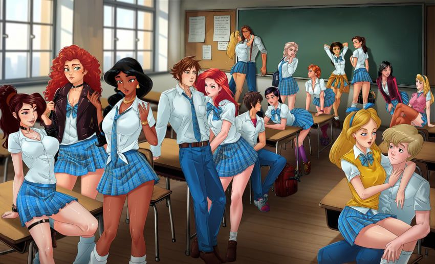 alice_liddell, anna_(frozen), ariel_(the_little_mermaid), arthur_(sword_in_the_stone), arthur_pendragon