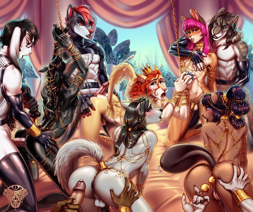 ladychimaera, anal_beads, anus, arabian_horse, black_body