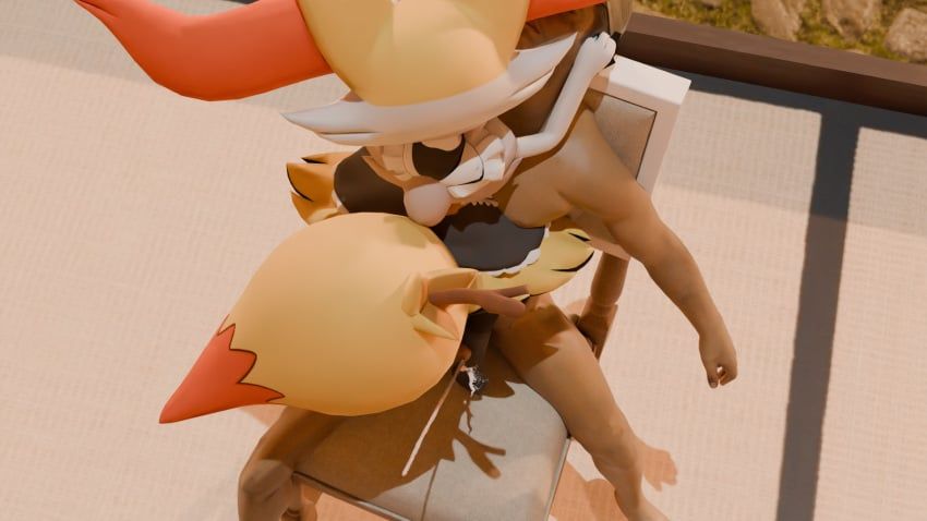 braixen, character, ellis_(left_4_dead), generation_6_pokemon, generation_7_pokemon