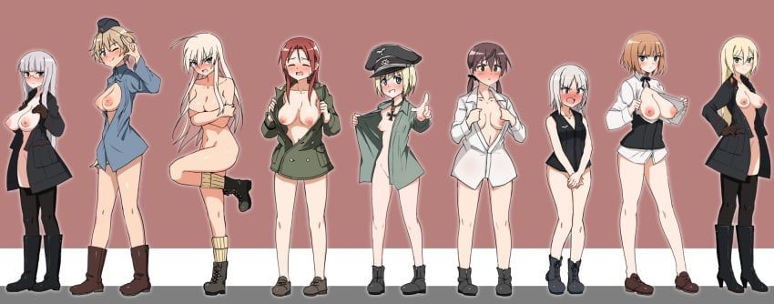 edytha_rossmann, erica_hartmann, gertrud_barkhorn, gundula_rall, hanna-justina_marseille