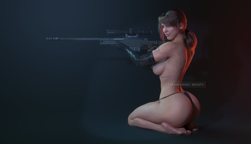 quiet_(metal_gear), metal_gear_solid, metal_gear_solid_v, leonyash3d, 1girls
