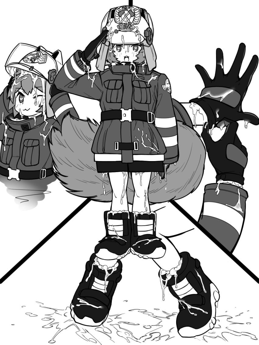 shaw_(arknights), arknights, panaic, 1girl, adjusting_clothes