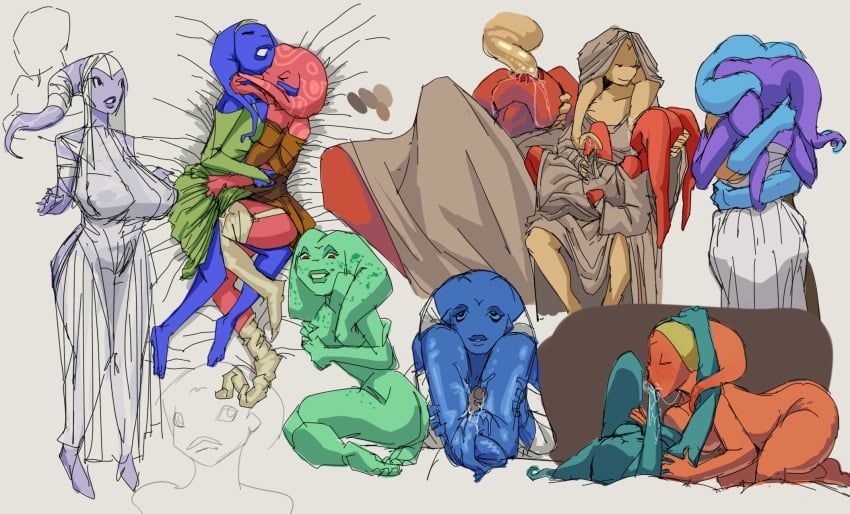 twi'lek, star_wars, md34, blue_skin, caressing