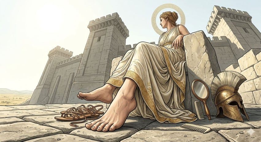 helen_of_troy, greek_mythology, the_epic_cycle, trojan_war, blonde_hair