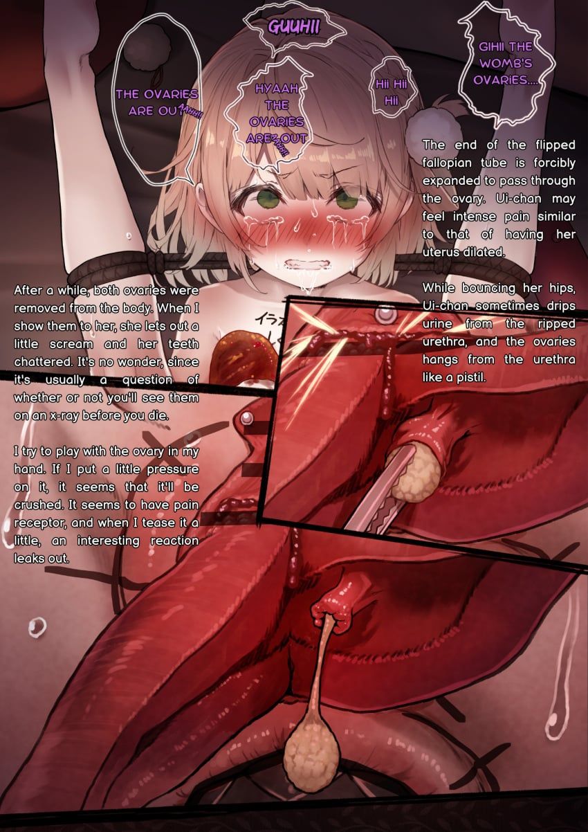 shigure_ui_(vtuber), tegdor, 1girls, amputated_breast, anus_destruction