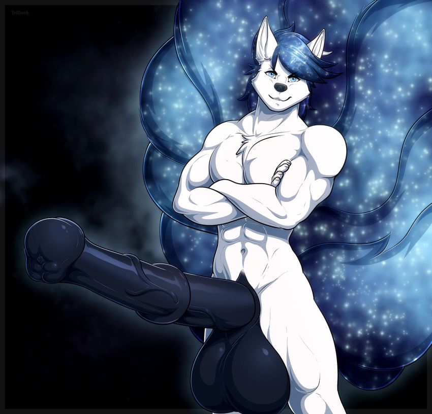 oratorio_(silentfan42), tridark, 1boy, animal_genitalia, animal_penis