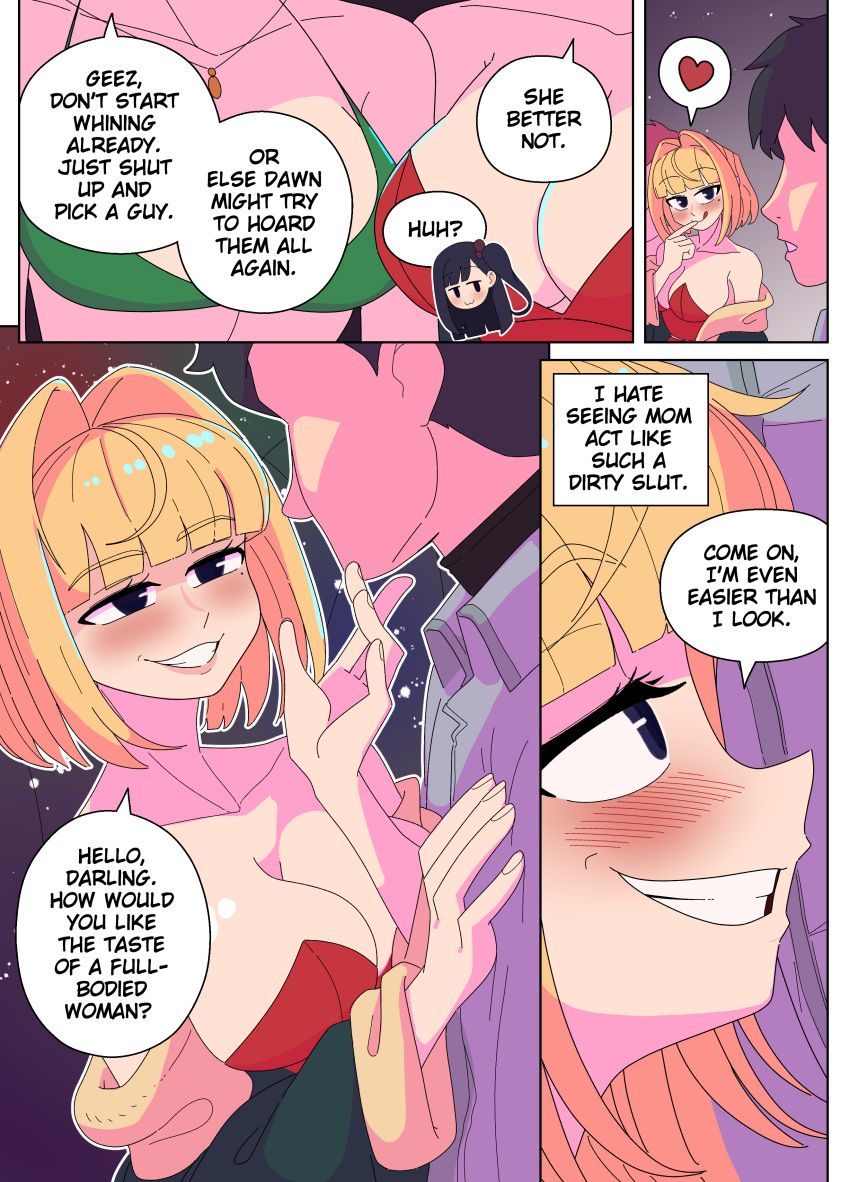 dawn_(impunderneath), maria_(impunderneath), original_character, rachel_ray_(impunderneath), ellie_skinsuit