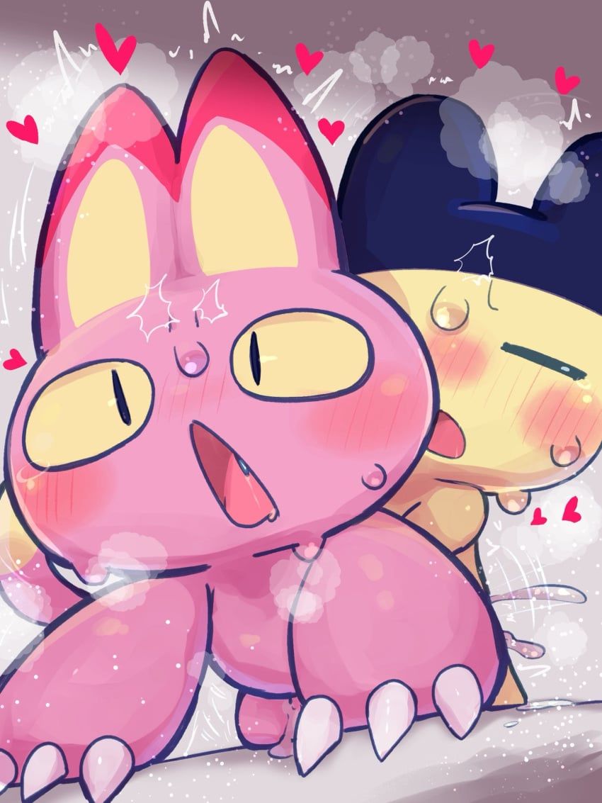 mametchi, meowtchi, tamagotchi, badwingm, all_fours