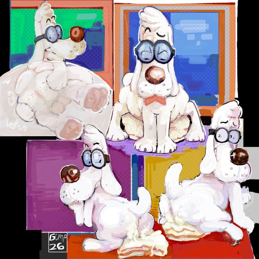 mr._peabody, jay_ward_productions, peabody's_improbable_history, rocky_and_bullwinkle, guddlegump