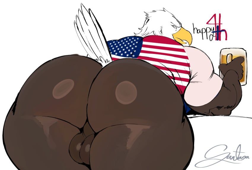 american_eagle, 4th_of_july, holidays, freeposers_(artist), accipitrid