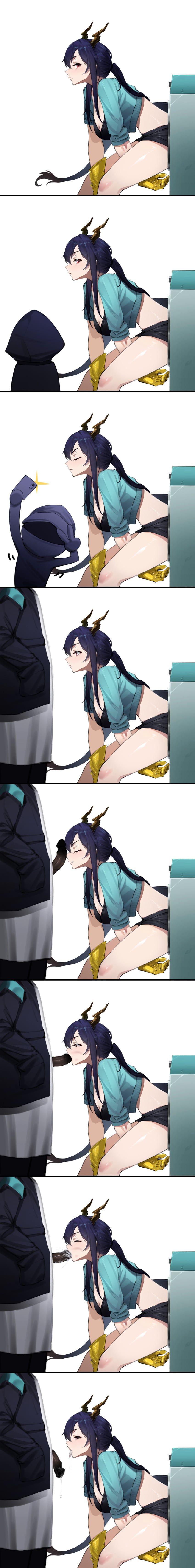 chen_(arknights), doctor_(arknights), arknights, hypergryph, ghosty223