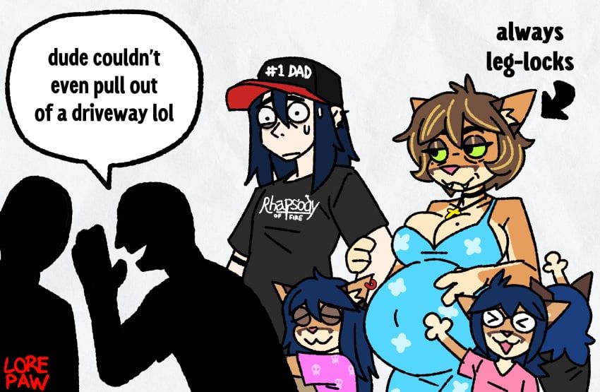 lorepaw, age_difference, baby_trapped, baby_trapping, clothed
