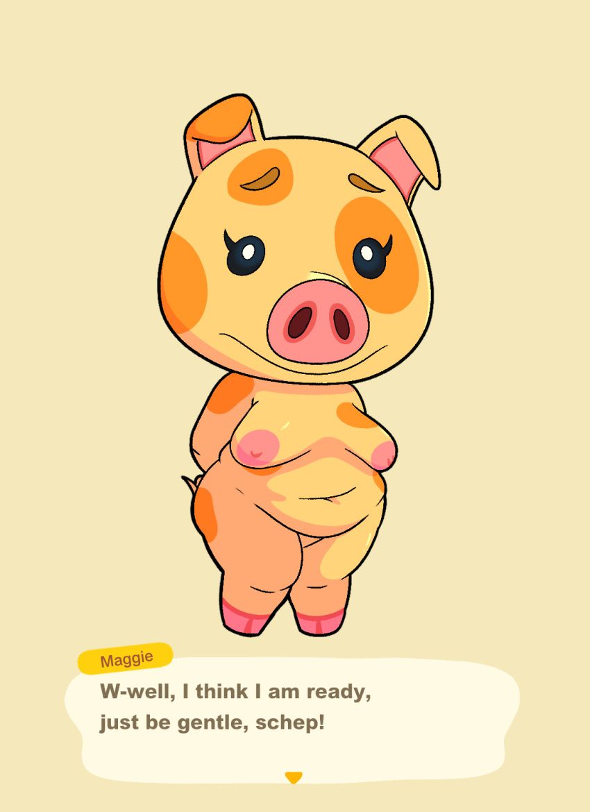 maggie_(animal_crossing), animal_crossing, nintendo, impstripe, anthro