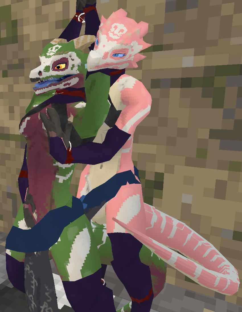 tik_tik, kobold_dellarte, anthro, bondage, bound