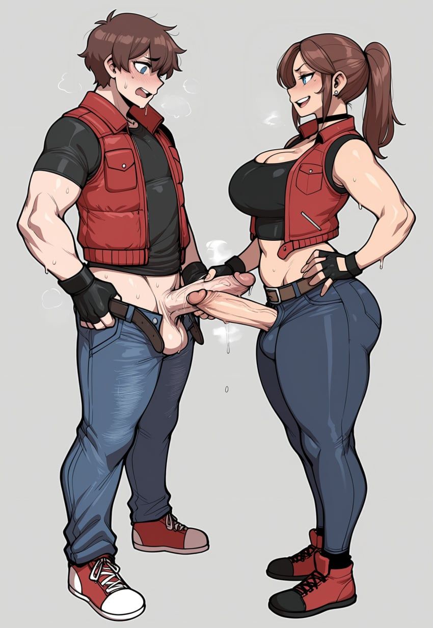 claire_redfield, resident_evil, resident_evil_2, jennieart02, 1boy