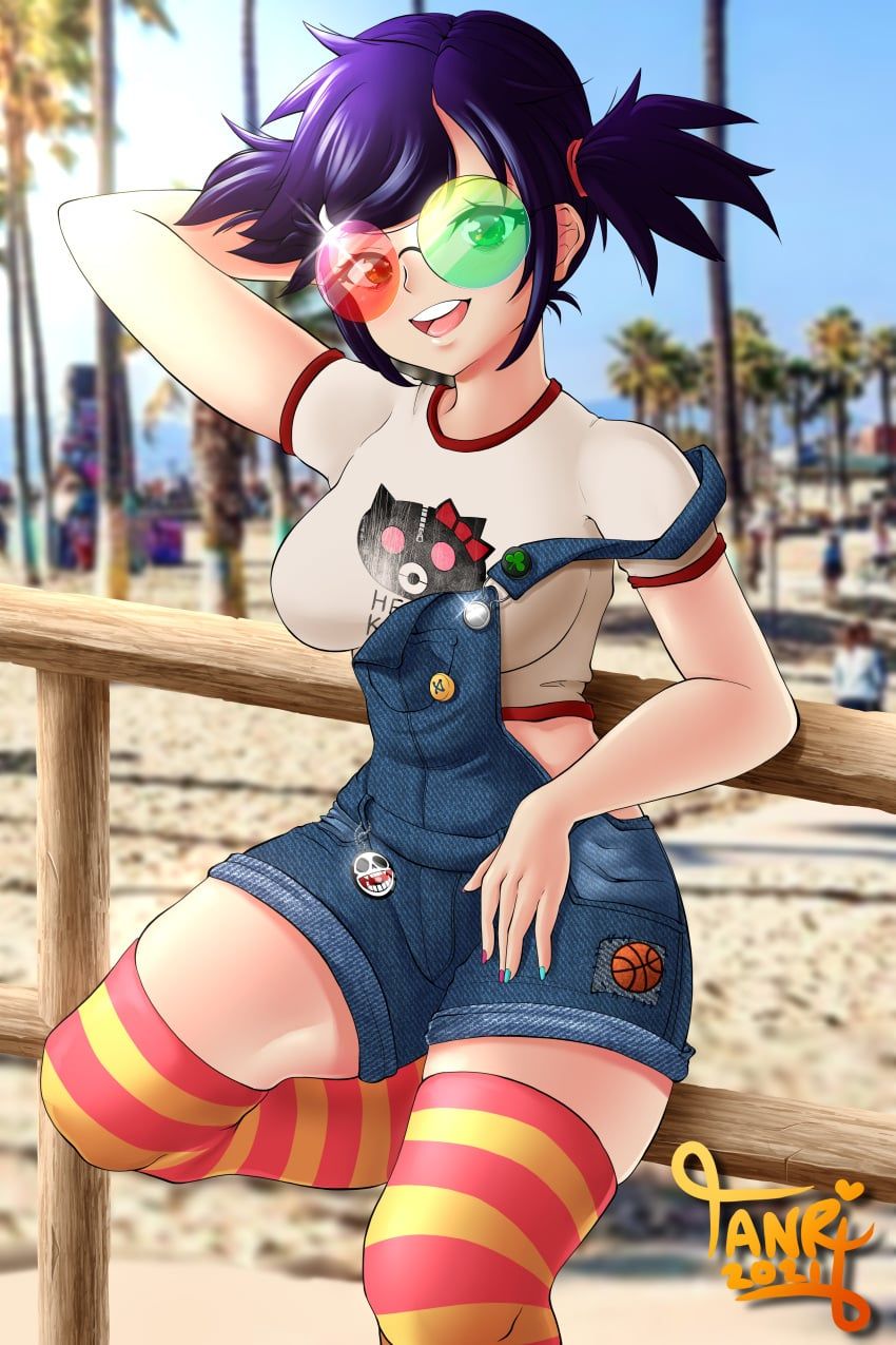 noodle_(gorillaz), noodle_(saturnz_barz), gorillaz, ashynyuu, big_breasts