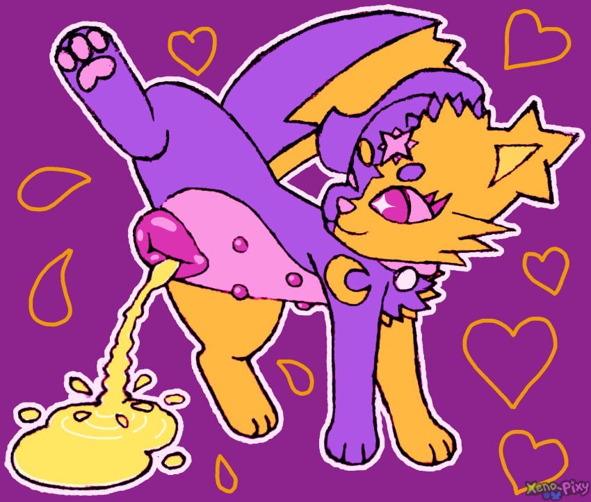 2_tails, animal_genitalia, animal_pussy, animal_vulva, bodily_fluids
