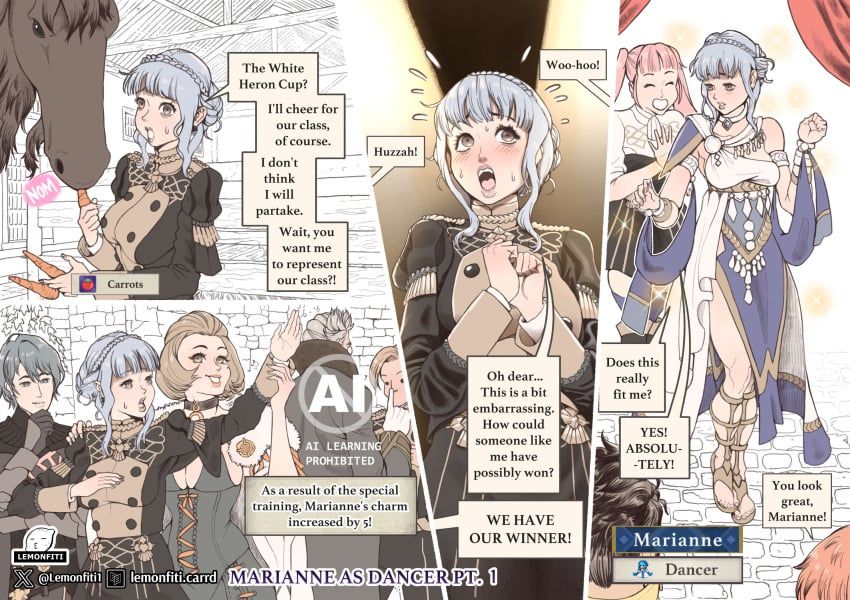 byleth_(fire_emblem)_(male), claude_von_riegan, hanneman_von_essar, hilda_valentine_goneril, leonie_pinelli