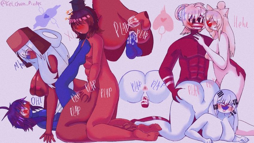 china_(countryhumans), japan_(countryhumans), north_korea_(countryhumans), russia_(countryhumans), south_korea_(countryhumans)
