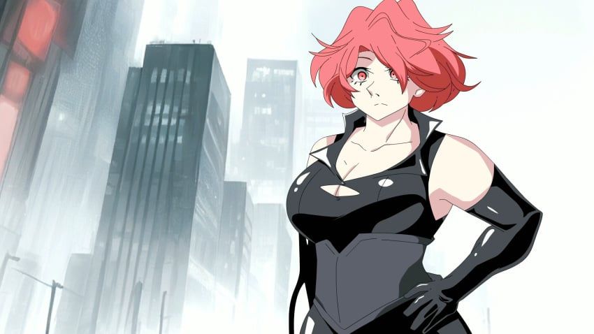 pk2, breasts, female, female_only, gloves