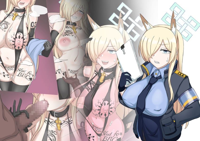 kanna_(blue_archive), blue_archive, imojima, 1boy, 1girl