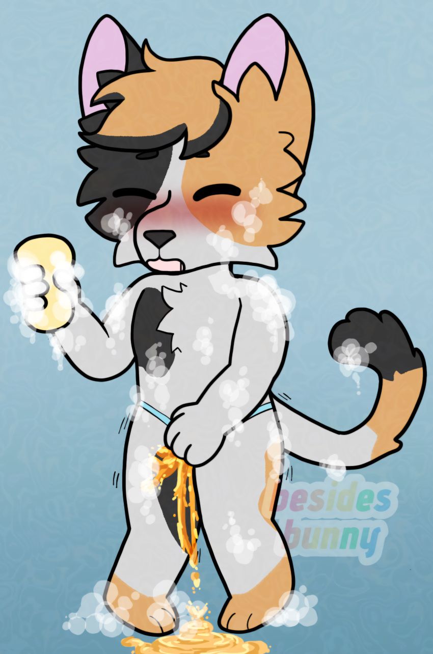 toast_(extraspicycat), besidesbunny, ambiguous_gender, anthro, barefoot