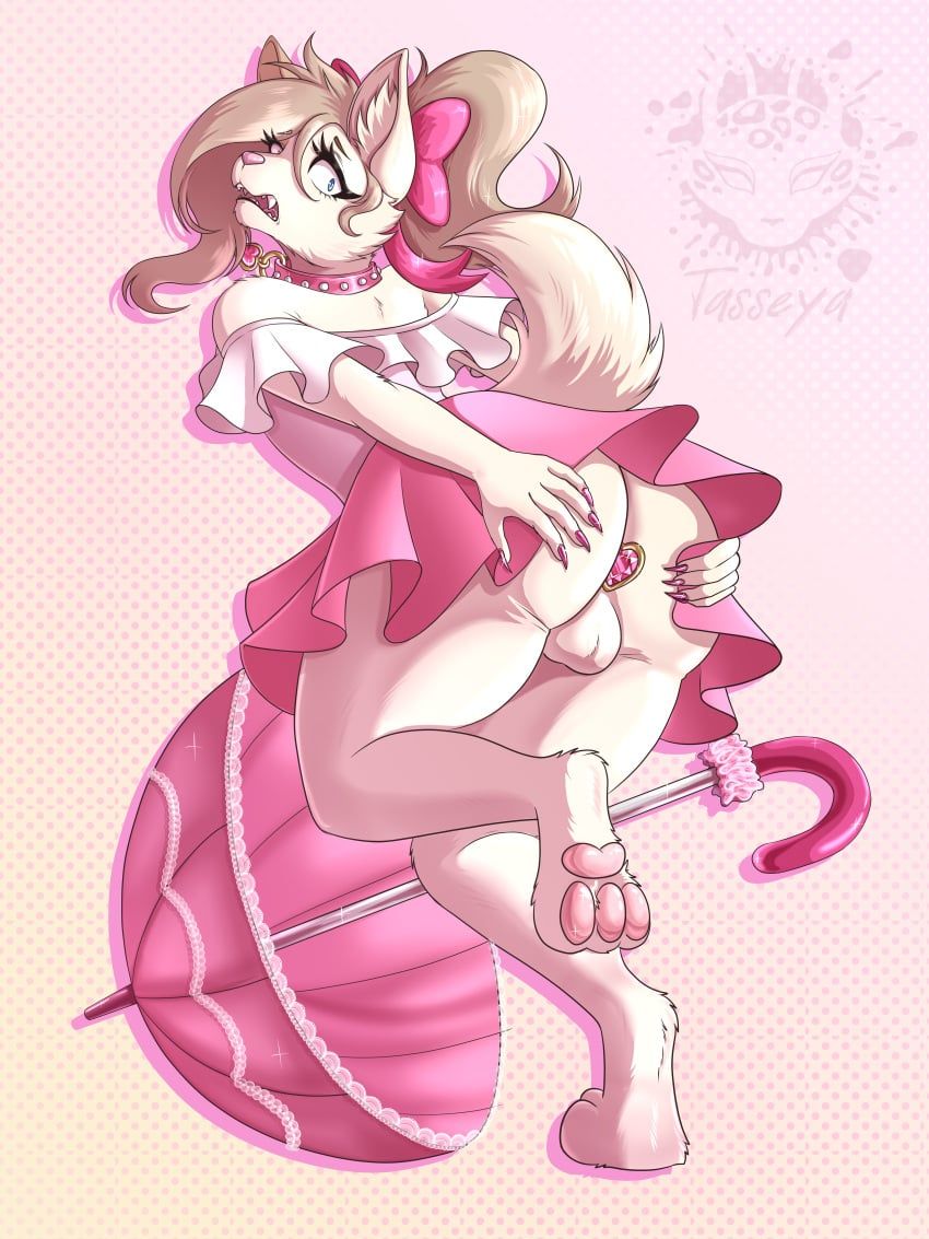 fan_character, tasseya, 3_toes, 5_fingers, accessory