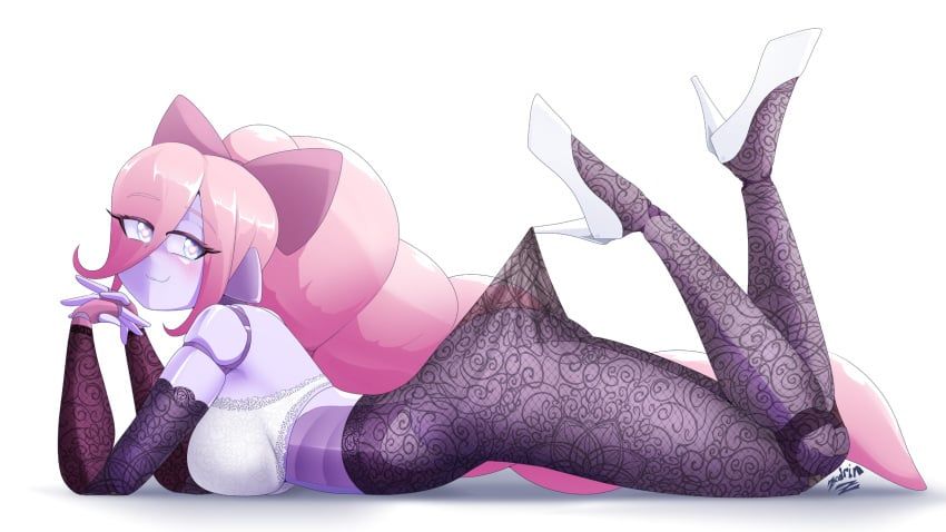 socket_(zedrin), zedrin, black_lace, black_lace_pantyhose, black_pantyhose