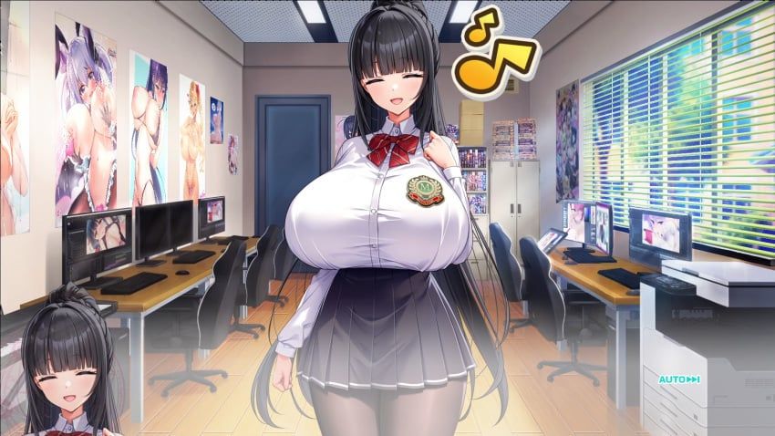 maya_minase, momina_chichizaki, myunmyun_lafleur, sophia_von_managras, motto!_haramase!_honoo_no_oppai_isekai_oppai_bunny_gakuen!