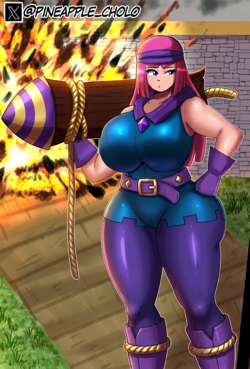 evolution_firecracker_(clash_royale), clash_(series), clash_royale, supercell, pineapple_cholo