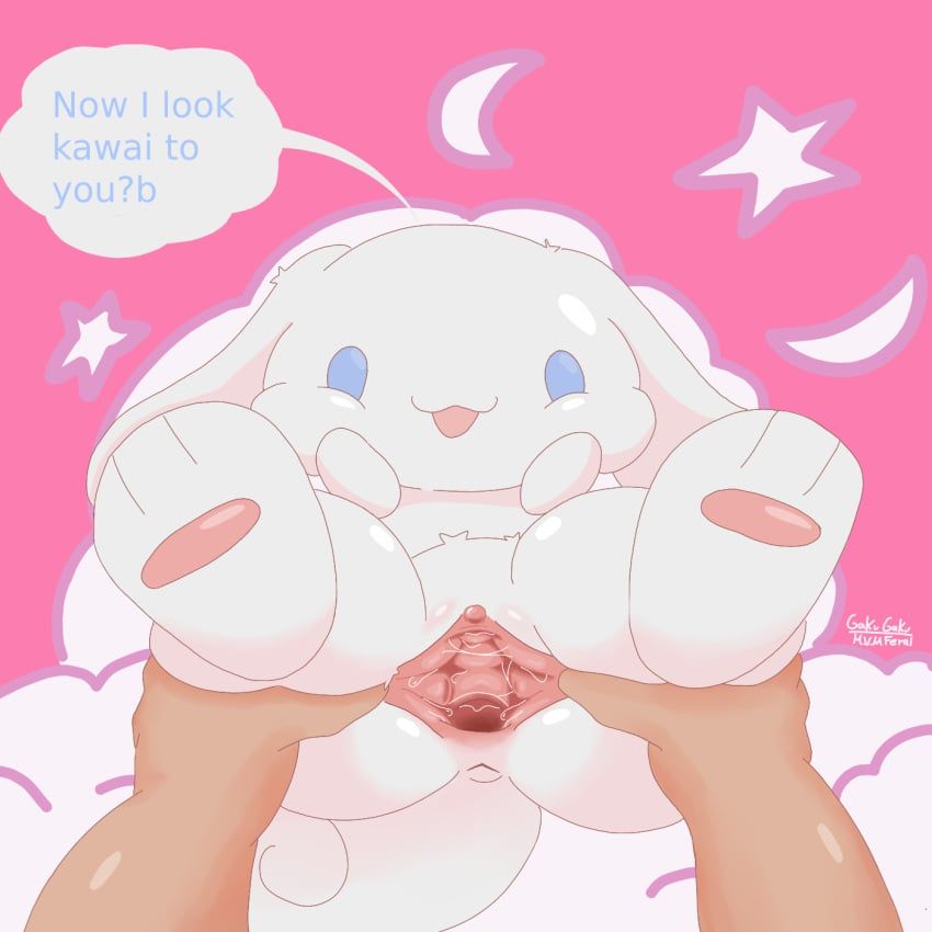 cinnamon_(cinnamoroll), cinnamoroll, hello_kitty_(character), cinnamoroll_(series), hello_kitty_(series)