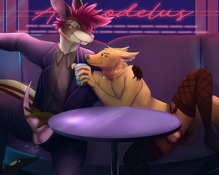 iode, animal_genitalia, animal_penis, anthro, barbell_piercing