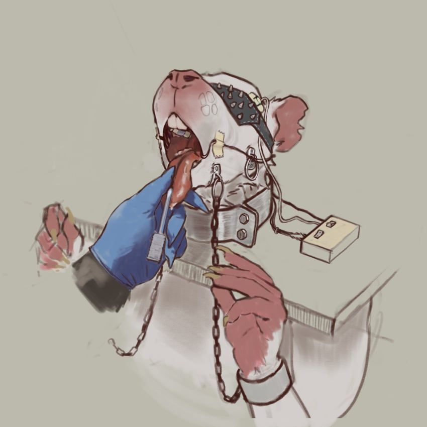 toilet_(contort_desire), contort_desire, ambiguous_gender, anthro, blindfold