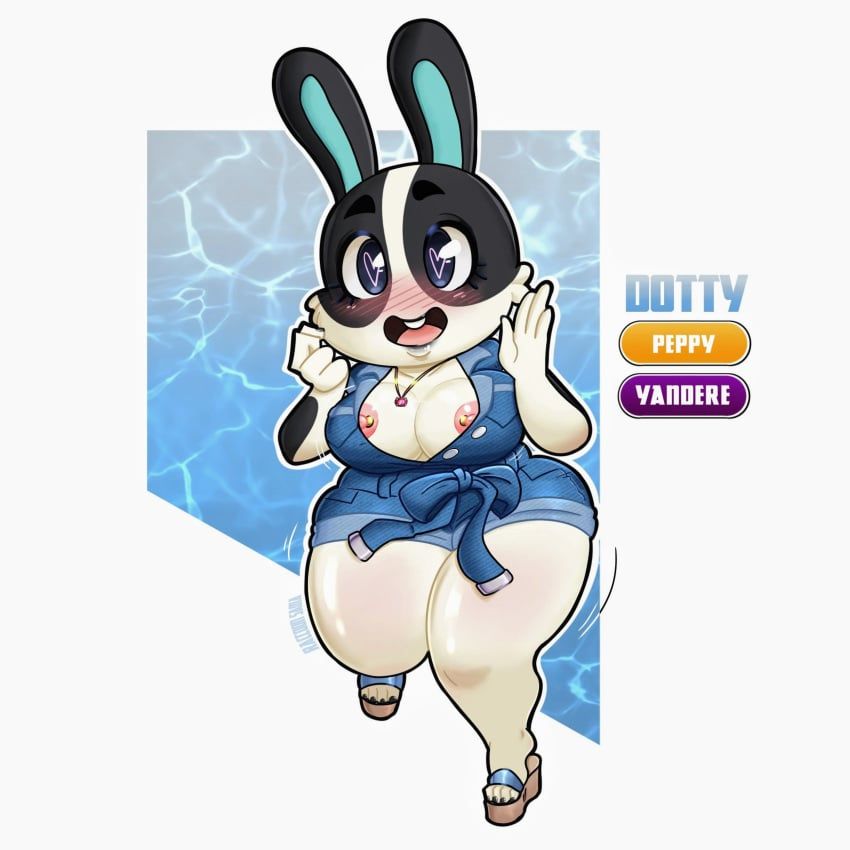 dotty_(animal_crossing), animal_crossing, raccoon_sama, 4_fingers, 4_toes
