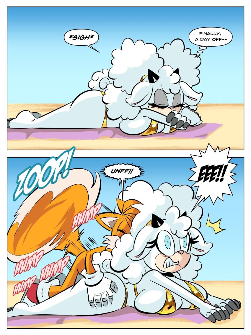 lanolin_the_sheep, tails_the_fox, idw_publishing, sega, sonic_(series)