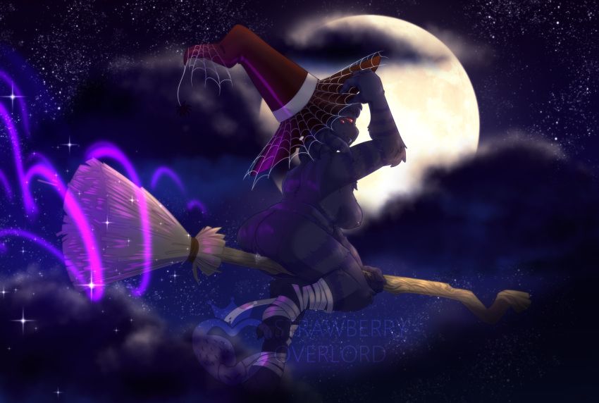 strawberryoverlord, anthro, arachnid, arthropod, black_body