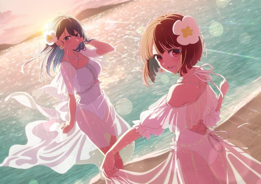 arima_kana, kurokawa_akane, oshi_no_ko, hirayama_kanna, ass