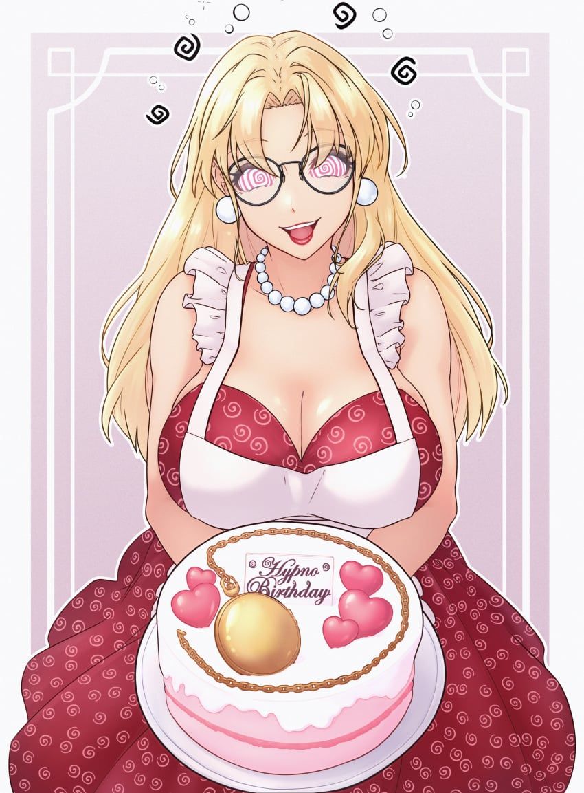 aurora_(jabberwocky), original, eshiede, apron, big_breasts