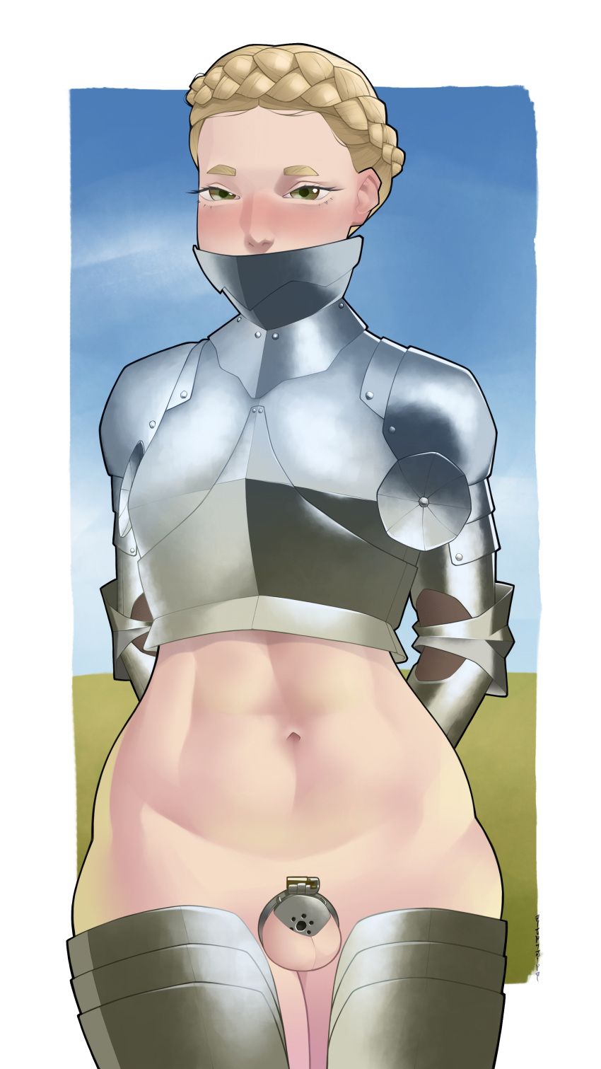 sangy, abs, ambiguous_gender, armor, armored