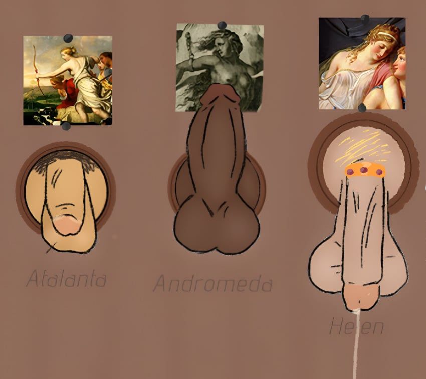 andromeda, andromeda_(greek_mythology), atalanta, atalanta_(greek_mythology), helen_of_troy