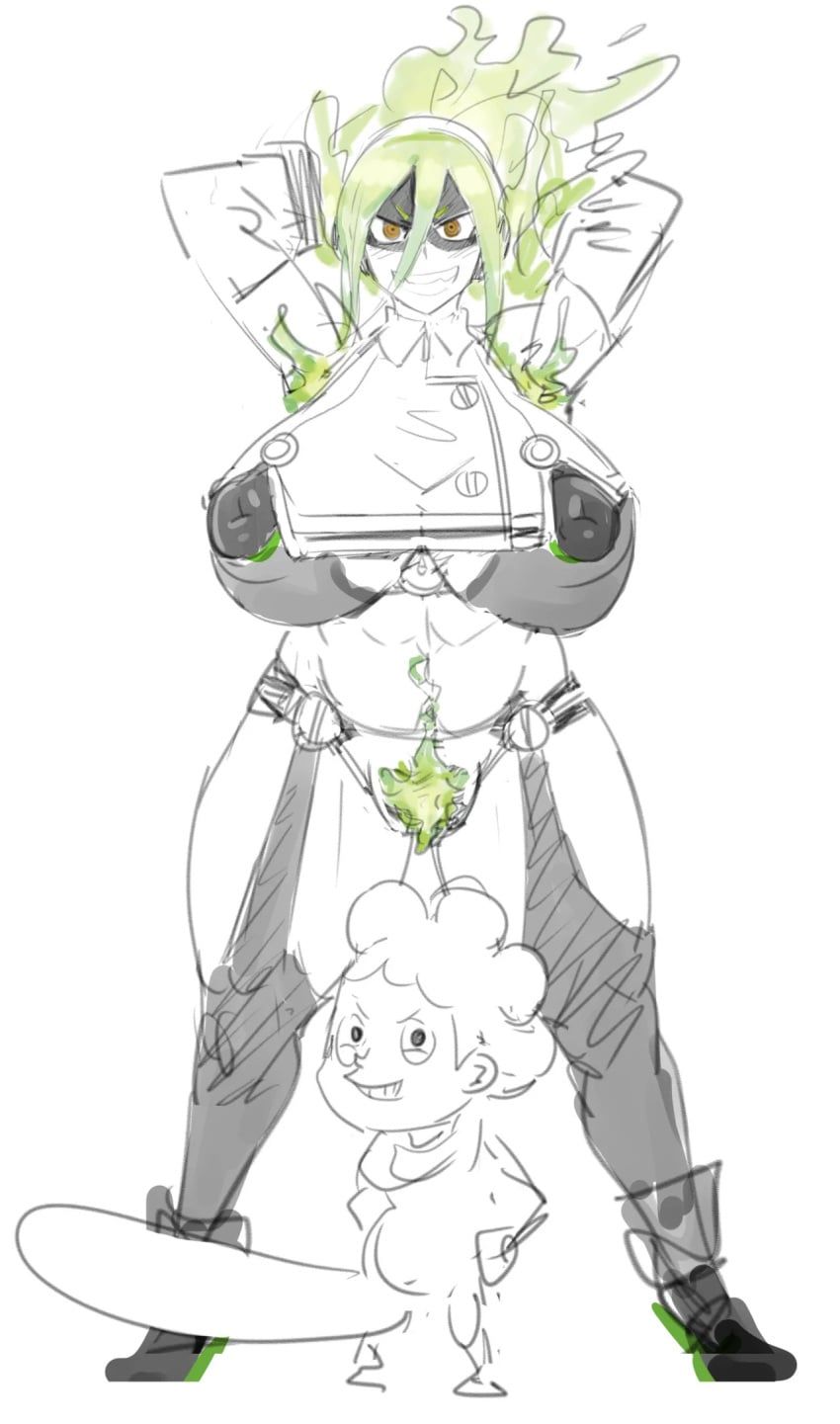 kamiji_moe, mineta_minoru, minoru_mineta, moe_kamiji, boku_no_hero_academia