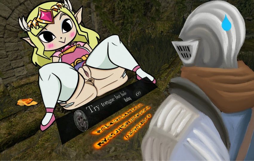 chosen_undead, princess_zelda, toon_zelda, dark_souls, dark_souls_(series)