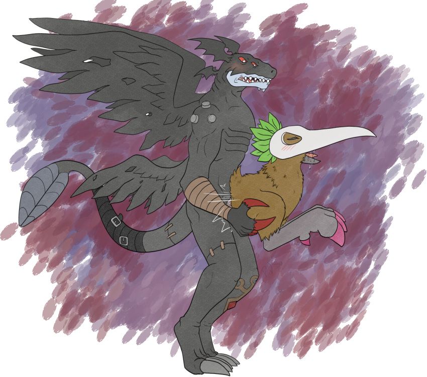 devidramon, digimon_(species), kiwimon, bandai_namco, digimon