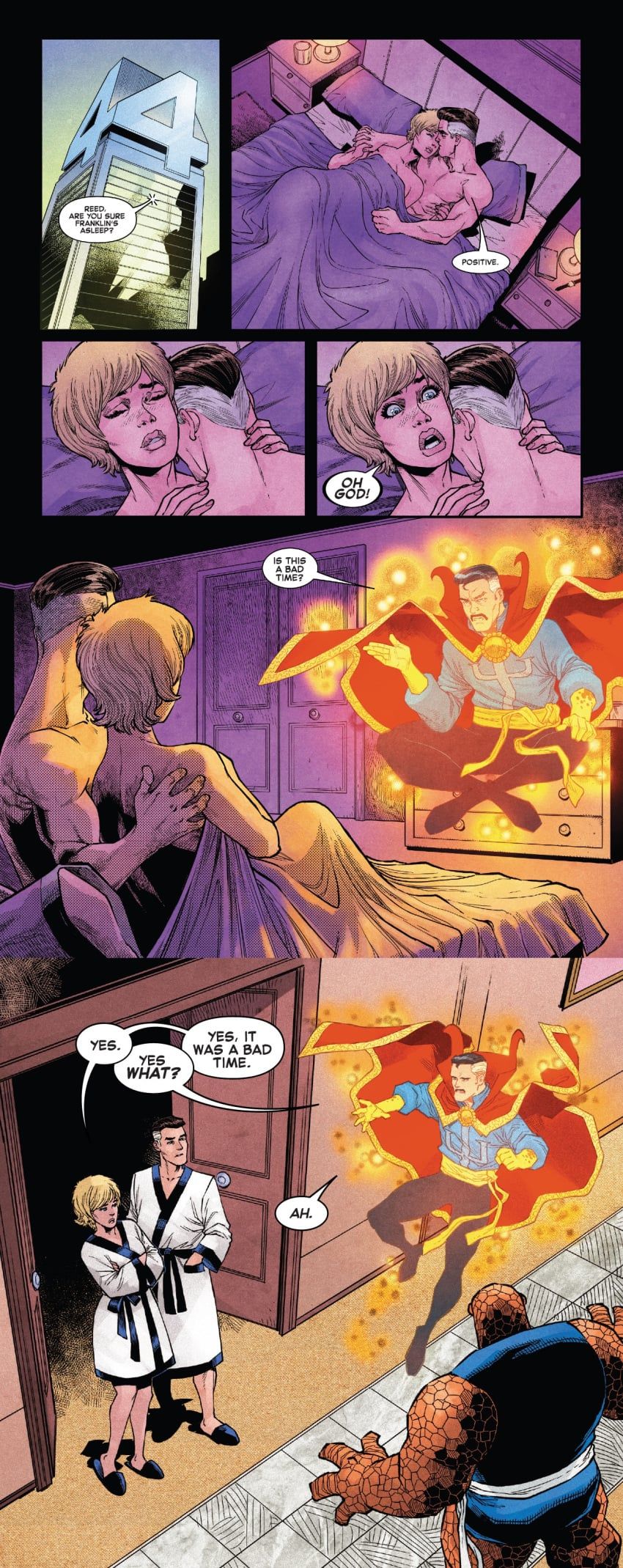 doctor_strange, invisible_woman, mr_fantastic, reed_richards, stephen_strange