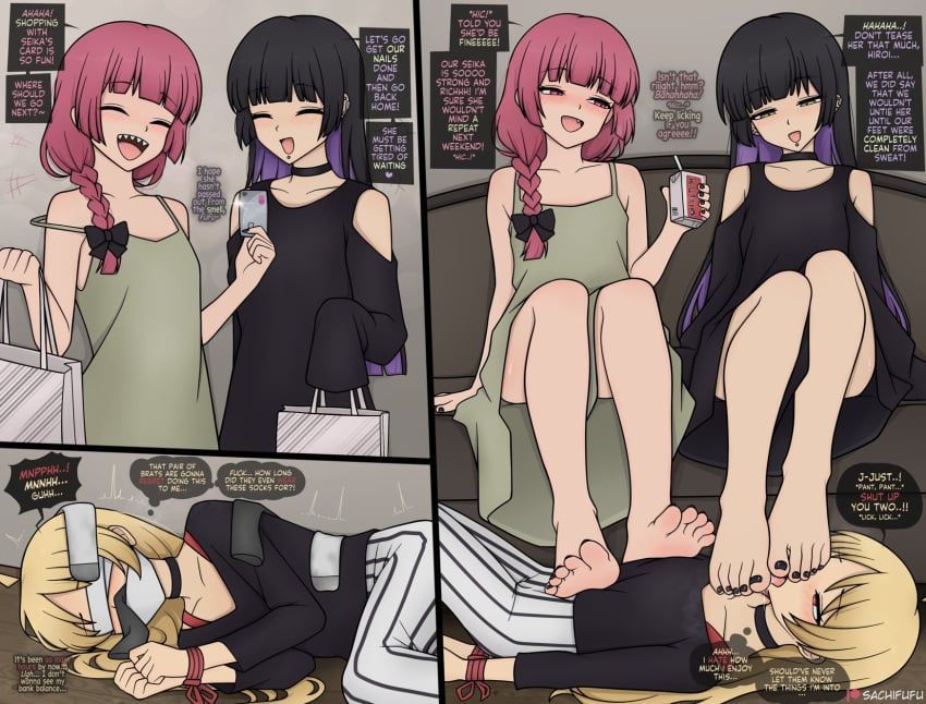 hiroi_kikuri, ijichi_seika, pa-san, bocchi_the_rock!, sachifufu