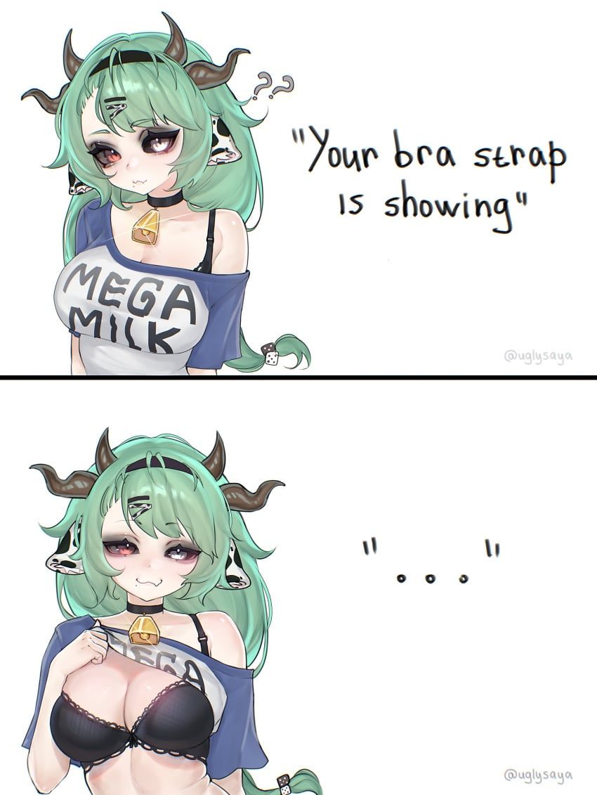 crelly, indie_virtual_youtuber, uglysaya, ..., 1girl