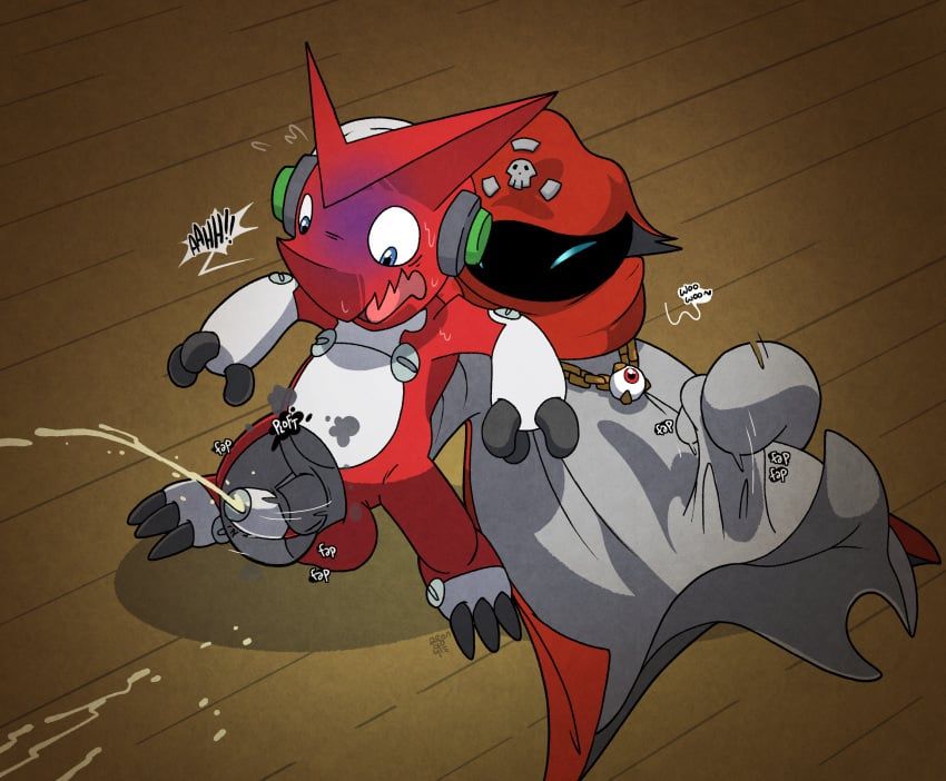 digimon_(species), phantomon, shoutmon, bandai_namco, digimon