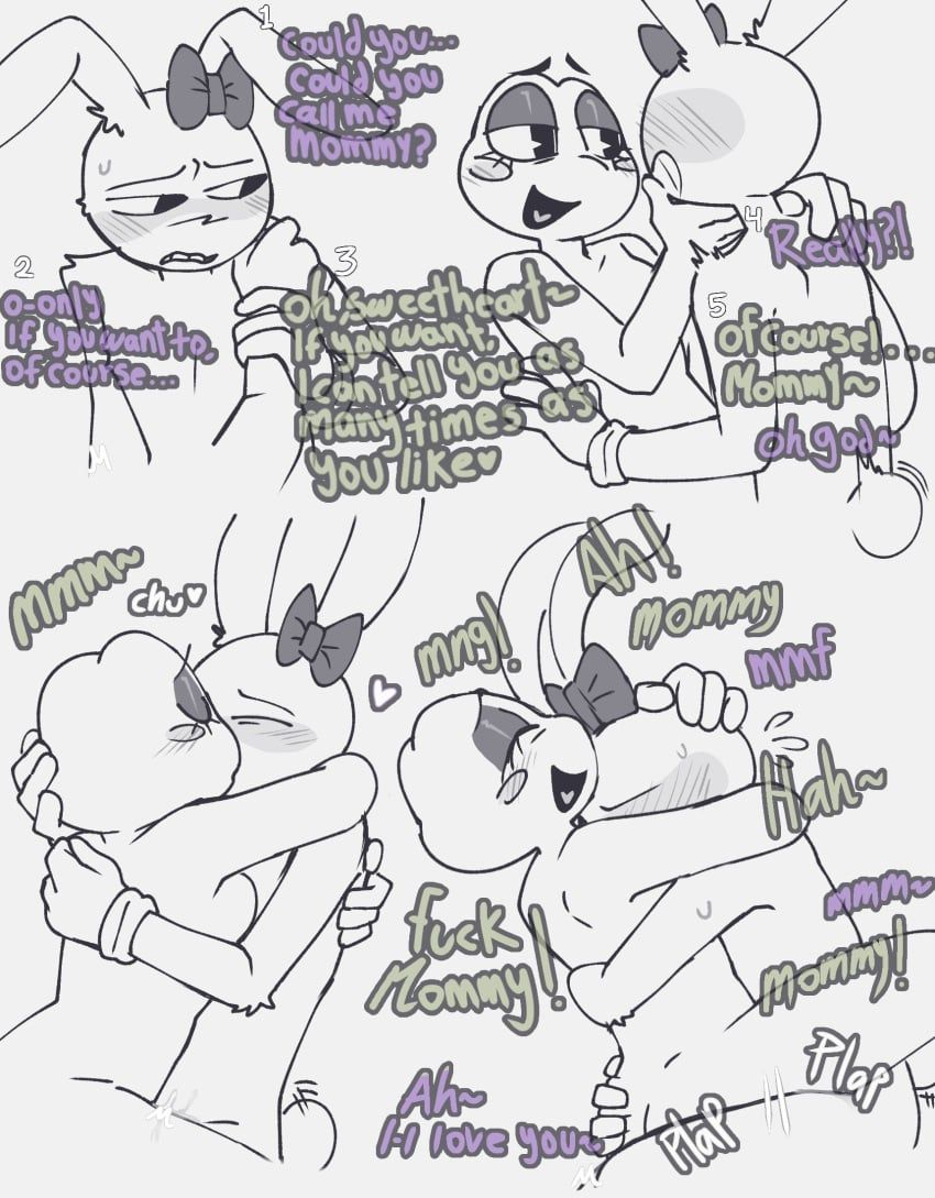 jax_(the_amazing_digital_circus), ribbit_(the_amazing_digital_circus), the_amazing_digital_circus, romantic, trans_woman